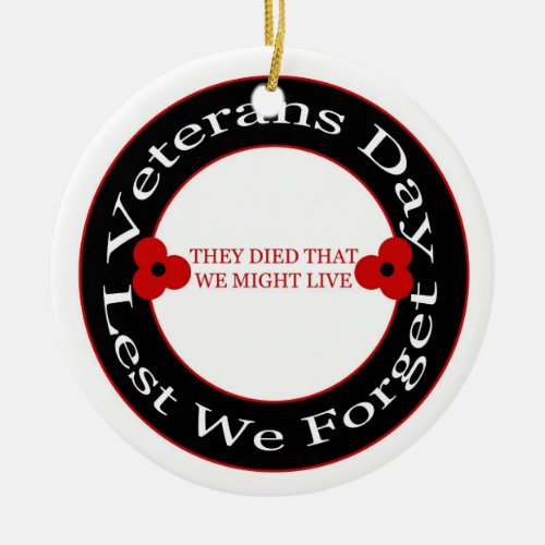 Veterans day _ Ornament