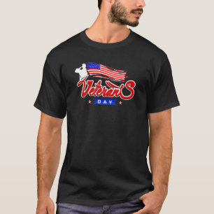veterans day patriotic american flag T-Shirt