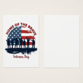 Veterans Day Patriotic Tee (Front & Back)