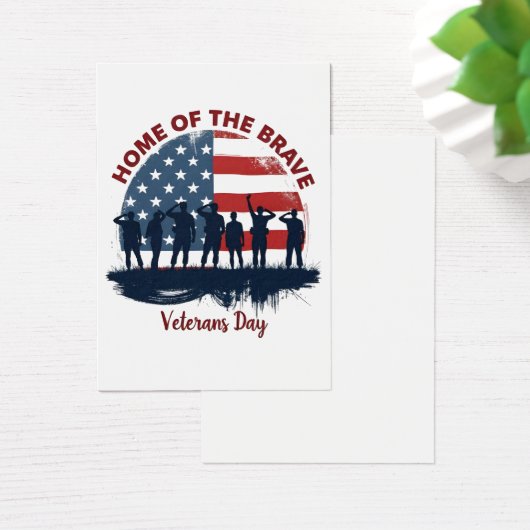 Veterans Day Patriotic Tee (Desk)