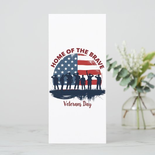 Veterans Day Patriotic Tee (Standing Front)