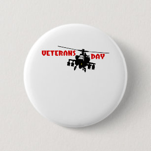 Veteran's Day Pinback Button