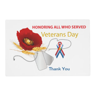 Veterans Day Placemat