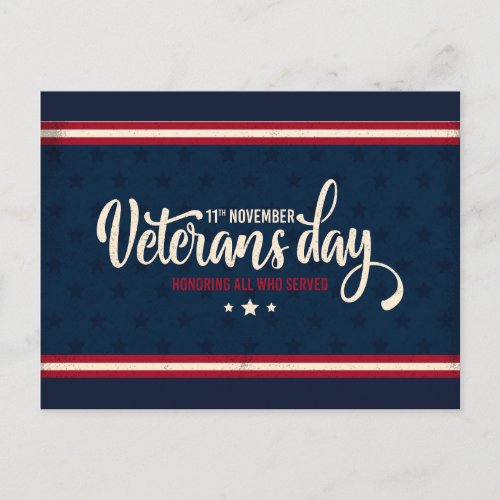 Veterans Day Postcard Veterans Day Postcard