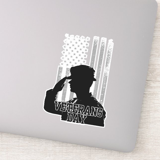 Veterans Day Sticker (Detail)