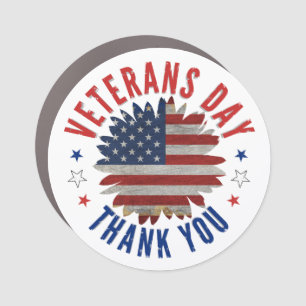 VETERANS DAY THANK YOU  CAR MAGNET