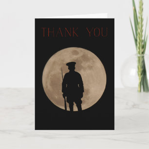 Veterans Day Thank You card.