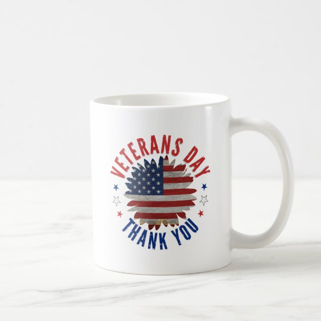 VETERANS DAY THANK YOU  COFFEE MUG (Right)