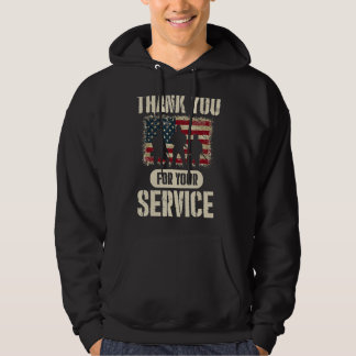 Veterans Day Thank You For Your Service Patriotic Hoodie