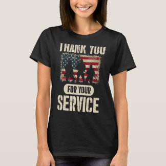 Veterans Day Thank You For Your Service Patriotic T-Shirt