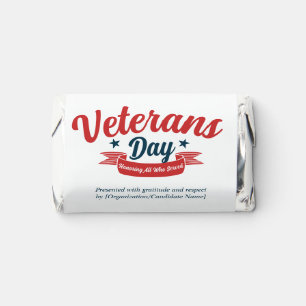 Veterans Day Thank You Hershey's Miniatures