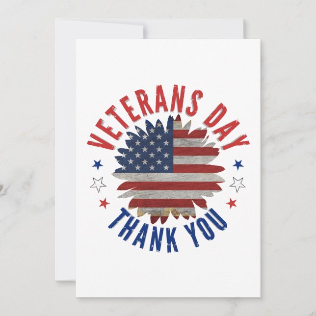 VETERANS DAY THANK YOU  INVITATION (Front)