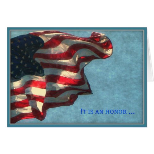 Veterans Day, Thank You - Military Greeting Card card