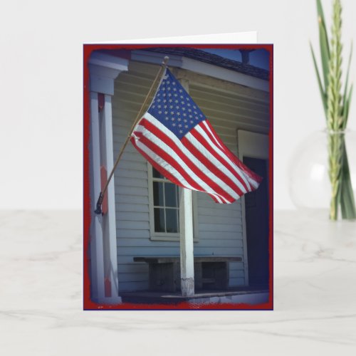 Veterans Day Thank You Military Greeting Card