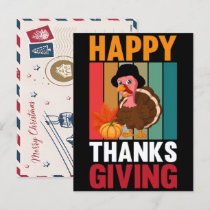 Veterans Day, Thanksgiving, and Christmas 2025  Holiday Postcard