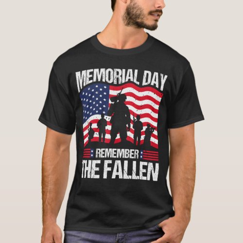 Veterans Day The Fallen Patriotic Veteran Memorial T_Shirt