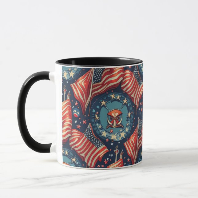 Veterans Day Tribute Mug - Honoring Our Heroes (Left)