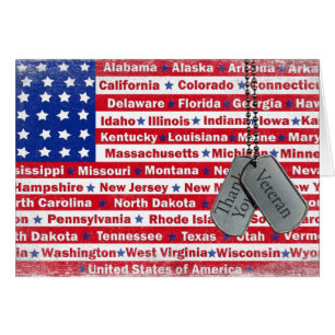 Veteran's Day United States Flag Cards