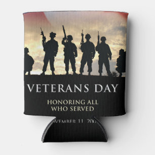 Veteran's Day USA Can Cooler