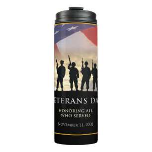 Veteran's Day USA Thermal Tumbler