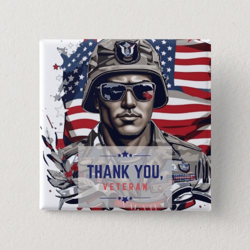 Veterans Day Valor _ In Gratitude and Respect Button