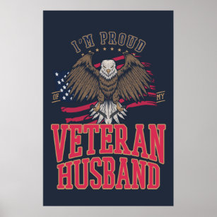 Veterans Day Veteran Husband Protector Hero Poster