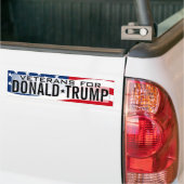 Veterans Donald Trump Bumper Sticker (On Truck)