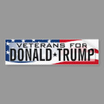 Veterans Donald Trump Bumper Sticker