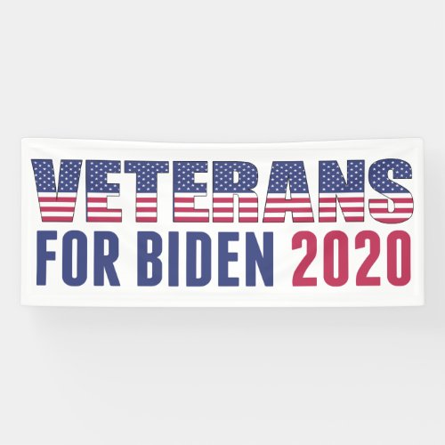 Veterans for Biden 2020 Banner