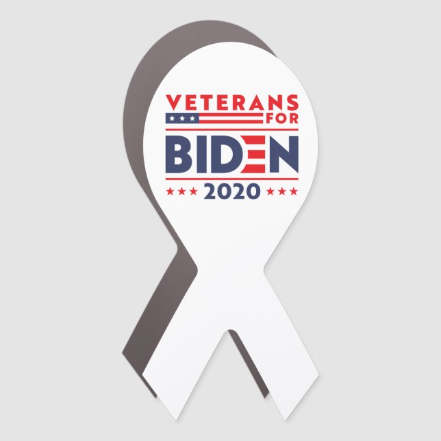 VETERANS FOR BIDEN 2020 CAR MAGNET (Front)