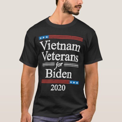 Veterans For Biden 2020 Joe For President Gift  T_Shirt