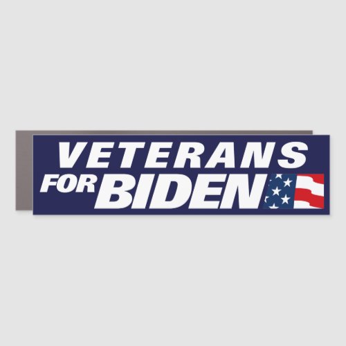 Veterans For Biden 2024 Bumper Car Magnet