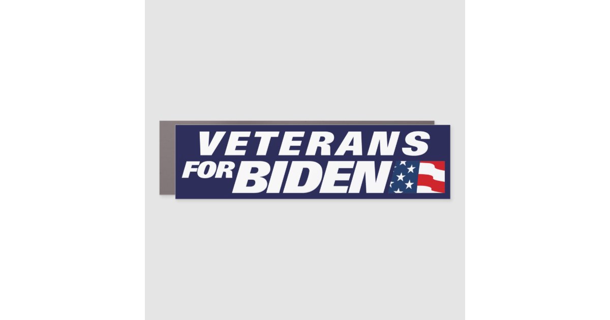 Veterans For Biden 2024 Bumper Car Zazzle