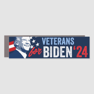 Veterans for Biden 2024 Bumper Car Magnet