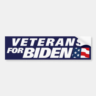 Veterans For Biden 2024 Bumper Sticker
