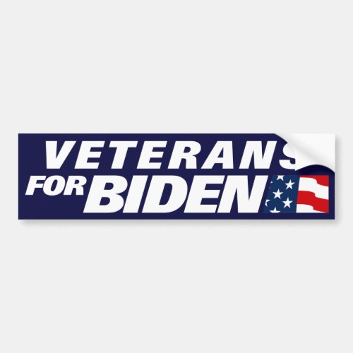 Veterans For Biden 2024 Bumper Sticker