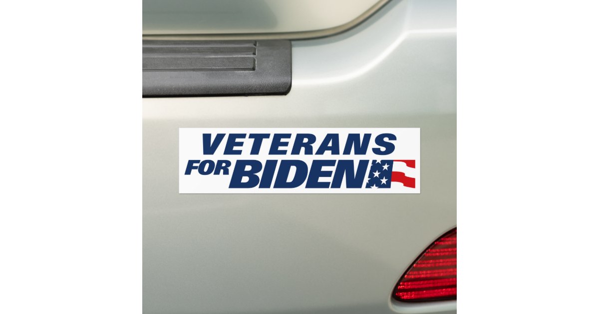 Veterans for Biden 2024 Bumper Sticker Zazzle
