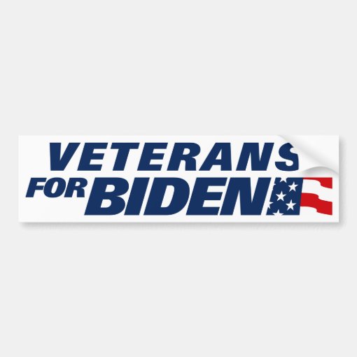 Veterans for Biden 2025 Bumper Sticker Zazzle