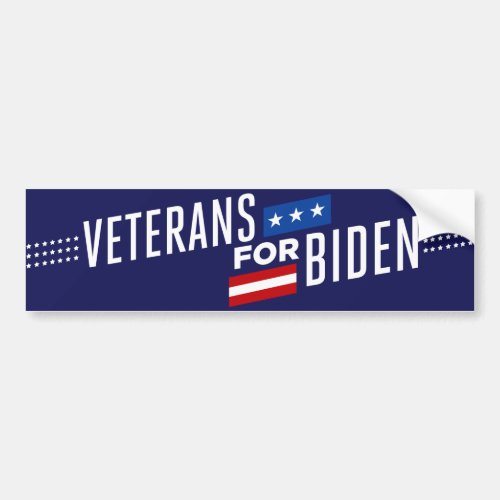 Veterans for Biden 2024 Bumper Sticker