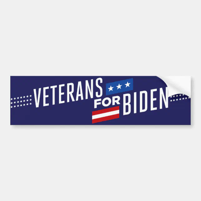 Veterans for Biden 2024 Bumper Sticker Zazzle