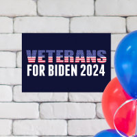 Veterans for Biden 2024 Election Blue