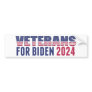Veterans for Biden 2024 Election Democrat Bumper Sticker