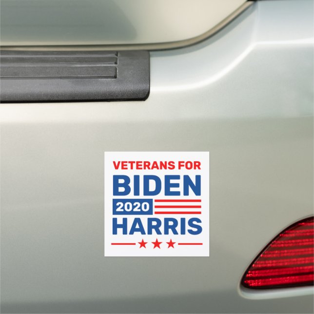 Veterans for Biden Harris 2020 Election Custom Car Magnet (In Situ)