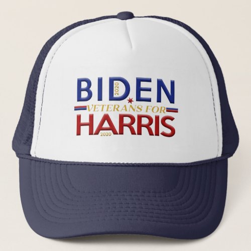 Veterans for Biden Harris 2020 Trucker Hat