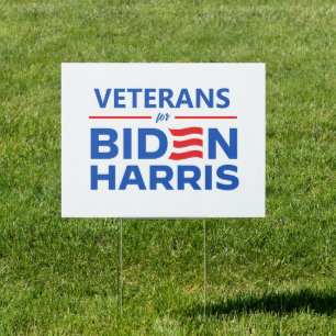 Veterans for Biden Harris Sign