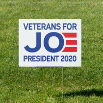 veterans for Biden Sign veterans for Biden Sign