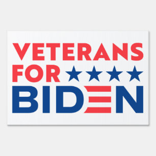 veterans for Biden Sign