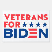veterans for Biden Sign (Front)