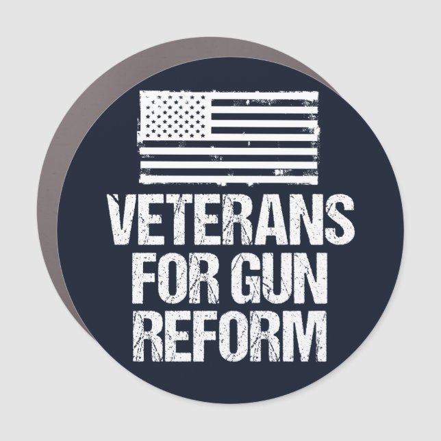 Veterans for Gun Reform Car Magnet (Front)