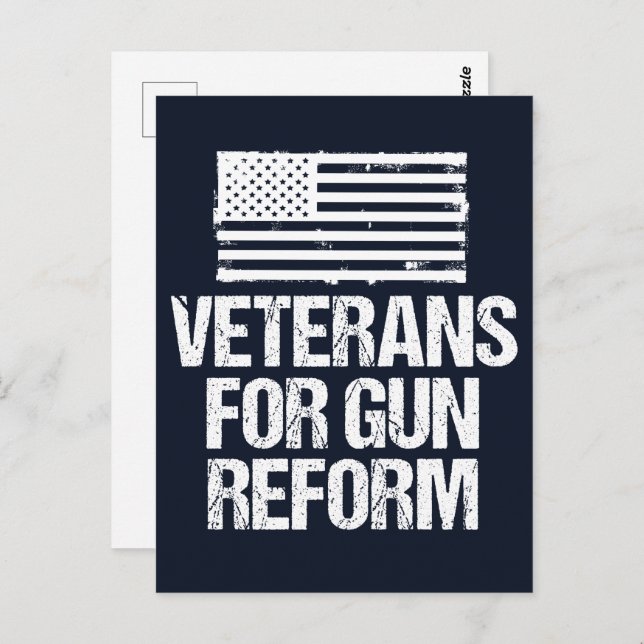 Veterans for Gun Reform Postcard (Front/Back)